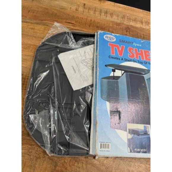 Vintage TV Monitor Top Shelf Smart Space Saver Rare Great For VCR 201712 NIB NOS - Picture 7 of 7